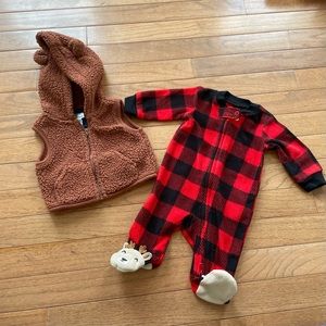 Carters newborn winter bundle
